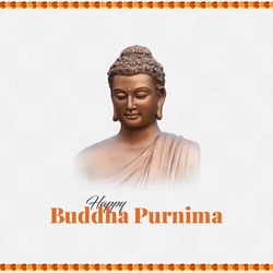 Buddha Purnima and Vesak day, Buddha statue meditation 
