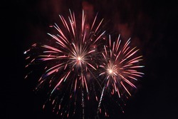 Fourth of July fireworks Twin Oaks