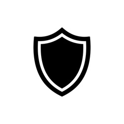 Shield icon vector. Guard icon in trendy flat design