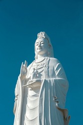 Lady Buddha statue at the Linh Ung Pagoda in Danang city in Vietnam