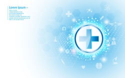 abstract medical health care background