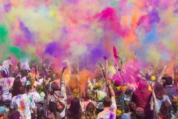 Indian Festival Holi Color Images