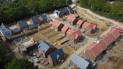 House building site - new builds