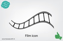 Film icon vector illustration eps10.