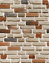 Old brick wall seamless pattern, Background for design and decoration.
