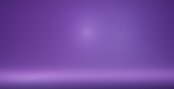 Empty Dark purple with Black vignette Studio well use as background stock photo