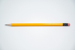 sharp pencil with white background