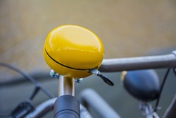 Yellow bike bell