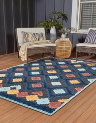 Modern outdoor area rug carpet
