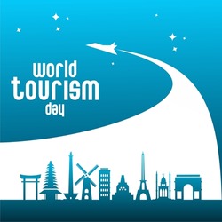 world tourism icon, world tourism day