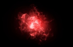 magic particles in red color with a dark background perfect for use with high quality overlay special effect