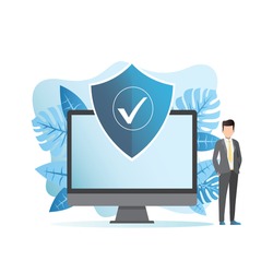 Data protection on user's device. Software for PCs from cracking passwords and accounts, hackers, viruses. Computer is behind large anti-virus program shield from network, offline attacks.