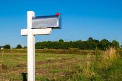 roadside mailbox in the countryside