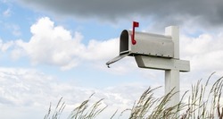 US mailbox in the clouds