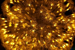 Abstract gold metal background luxury texture. High quality photo