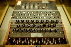 Old military cipher machine