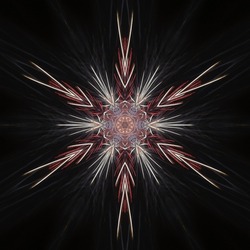 Illustration Photograph  of  Abstract kaleidoscope fireworks background. Beautiful multicolor kaleidoscope texture. 
Unique kaleidoscope design.