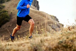 mountain marathon running uphill athlete men runner