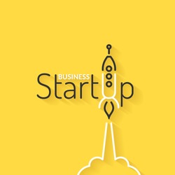 Start up. Income and success. Business infographics. Icons and illustrations for design, website, infographic, poster, advertising.