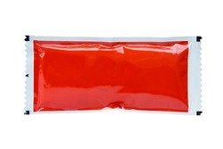 tomato sauce ketchup sachet package