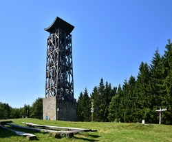 Velky Lopenik lookout tower, Lookout tower in the White Carpathians