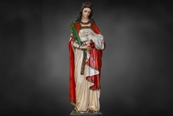 Statue of Agnes of Rome - Santa Ines - saint of catholic religion