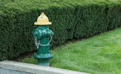 Fire hydrant stands ready, a symbol of safety, preparedness, and vital connection to quenching emergencies on city streets