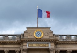 The french national assembly in Paris 