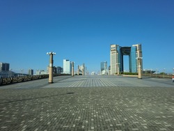 The Bayside bridge in Tokyo