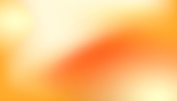 Abstract soft cloud background in pastel colorful gradation style. Orange blurred gradient texture decorative elements. Vector