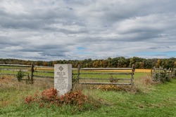 Skirmish Line of the 1st Massachusetts Infantry, Gettysburg Pennsylvania USA