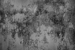 dark abstract gray old shabby wall background