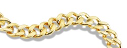 Gold chain isolated fancy collection