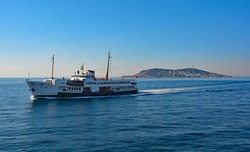Kinaliada, one of the Princes' Islands, also called Adalar, in the Sea of Marmara off the coast of Istanbul