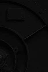 Old black background. Grunge wallpaper. Dark image
