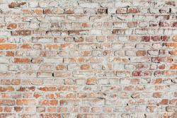 Old brick wall. Grunge texture background
