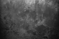 Old grey background. Black background. Grunge wall