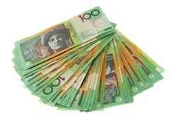 Fanned out $100 notes - Australian Money - Aussie currency