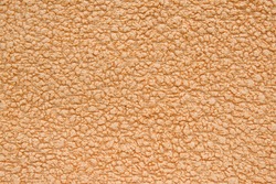 Brown terry cloth towels. Textured and solid surface The image can be used as a texture or background. Copy space. 