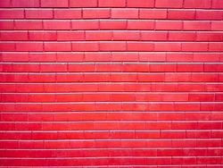 Red brick wall background texture. Wallpaper background