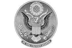Gravure Great Seal from the back of a one dollar bill