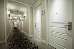 Interior of Hotel corridor