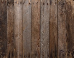 Wood texture background. Wooden planks background, weathered, with nails, top view, sharp and highly detailed.