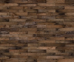 Seamless wood texture, parquet pattern, old planks with rusty nails. Naturally weathered hardwood vintage wooden floor background, sharp and highly detailed.