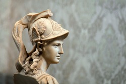 exquisite sculpture of the Roman goddess of wisdom