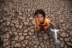 Drought and Asian women poverty