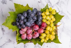 Nutritious vitamin store fresh grape varieties; Purple Grape, Green Grape, Red Grape...