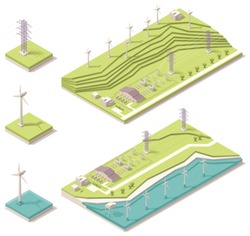 Wind Farm Illustration - Free Stock Photo by mohamed hassan on ...