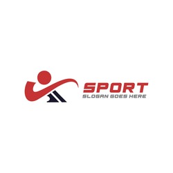 K sport logo. K letter sports theme. suitable for sports identity, business and applications