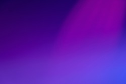 Ultraviolet background. Defocused neon light. UV led rays. Blur pink purple blue color gradient smooth glow beam pattern on dark abstract mask layer.